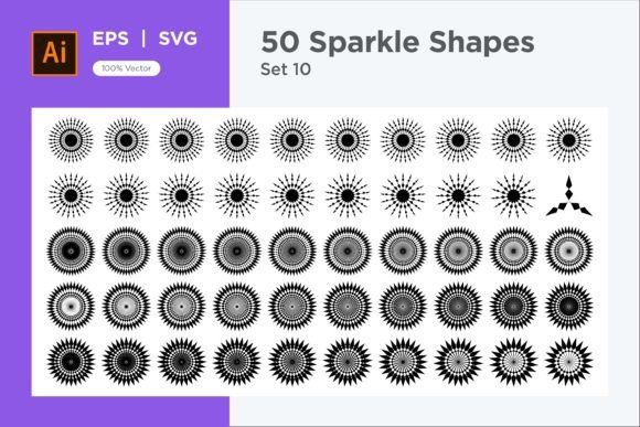 Elevating Digital Design with Contemporary Sparkle Vector Symbols