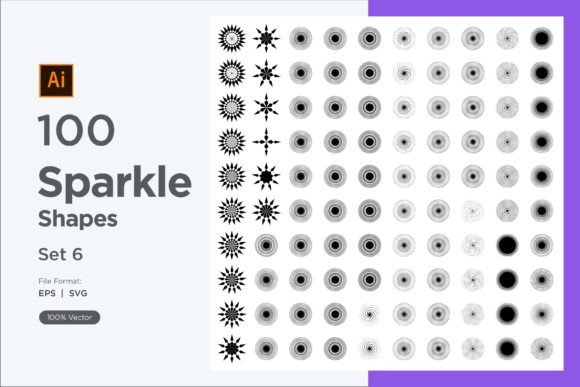 Evaluating Sparkle Shape Symbol Sign V3-100 -6 for Design Projects