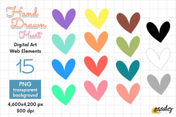 Evaluating the Hand Drawn Hearts Set for Professional and Personal Design Projects