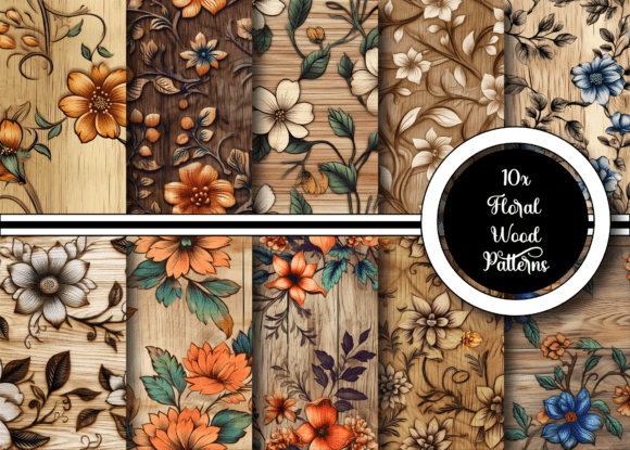 Floral Wood Texture Patterns: A Design Resource Evaluation