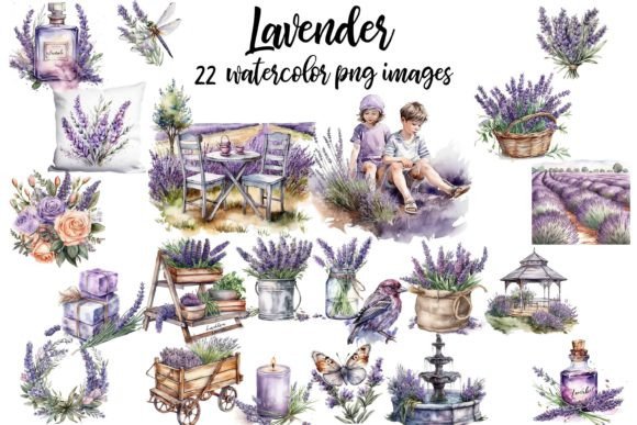 Lavender Clipart: Elegant Designs for Creative Projects