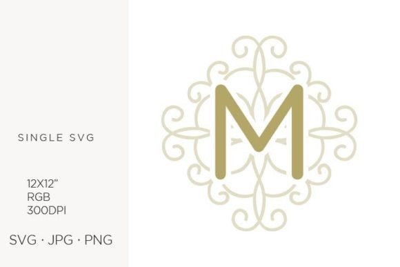 Mastering the Letter M, Swirl Ornamental Monogram for Professional Design Results