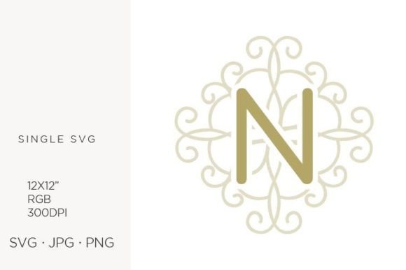 Mastering the Letter N Swirl Ornamental Monogram in Digital Design