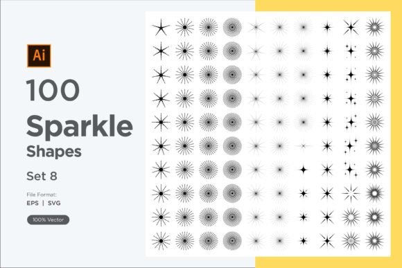 Sparkle Shape Symbol Sign V3-100 -8: A Practical Guide to Vector Sparkle Assets for Designers
