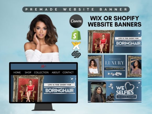 Transforming Your Online Presence with Professional Shopify and Canva Website Banner Templates