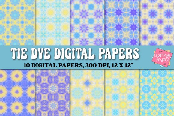 Unlocking Creative Potential with Watercolor Tie Dye Digital Papers